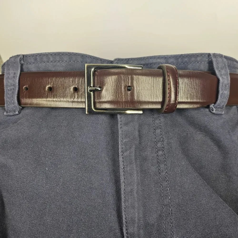 FLORSHEIM GENUINE LEATHER BELT – DARK BROWN – 37